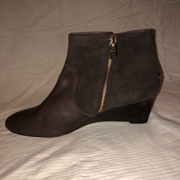 Brown Wedge Boots - Picture 5 of 5